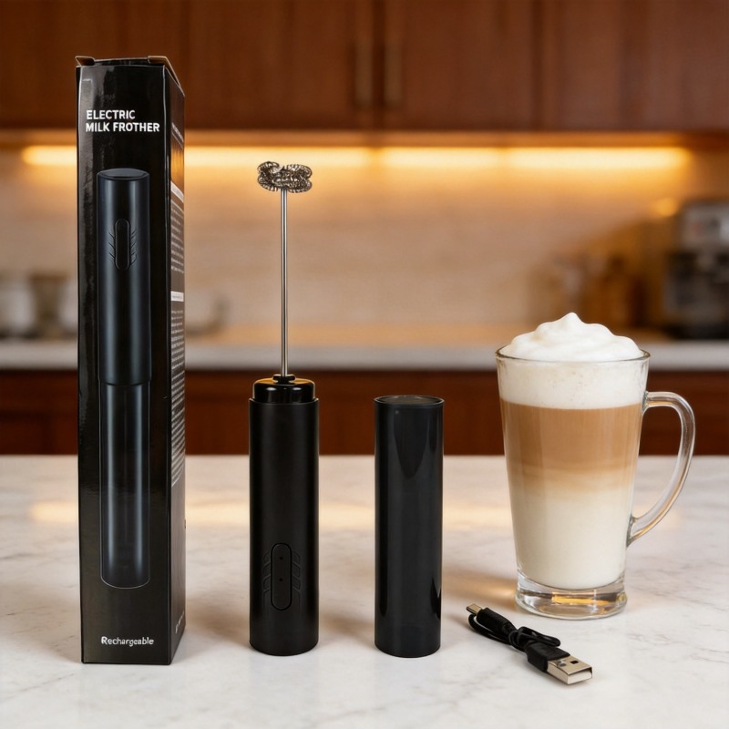 Electric Milk Frother Handheld - Electric Milk Frother Portable Egg Beater