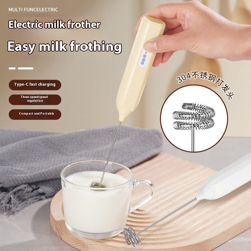 Electric Milk Frother Handheld - 1 Pc Electric Milk Frother Handheld