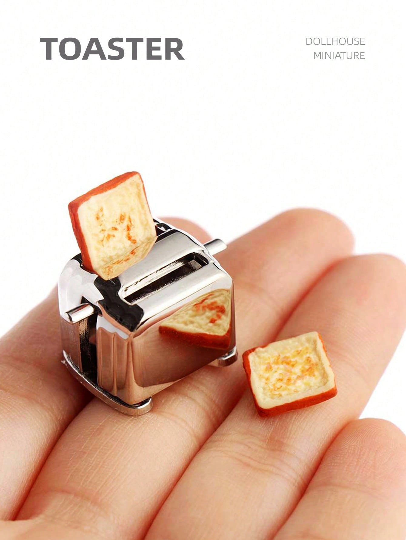 1:12 Dollhouse Miniature Toast - Kitchen Appliances recension och pris
