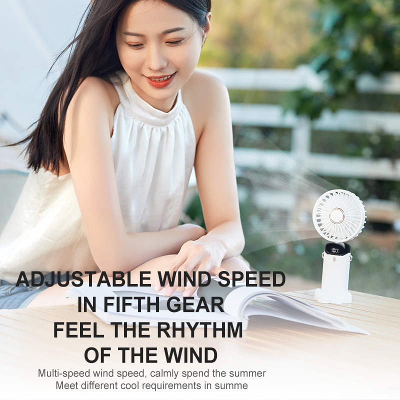 Portable Mini Fan With 5 Speed - Portable Blender Usb Rechargeable recension och pris