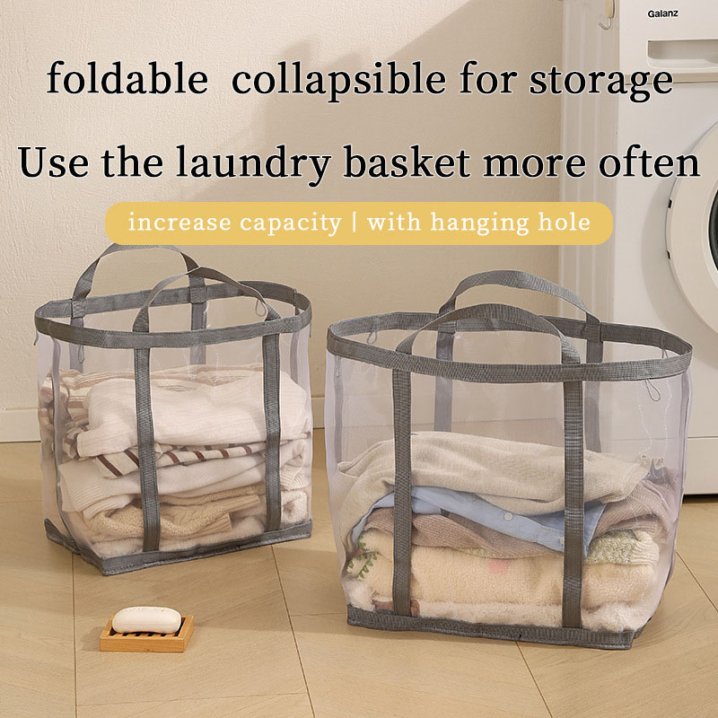 Mesh Laundry Basket Nylon With - Laundry recension och pris