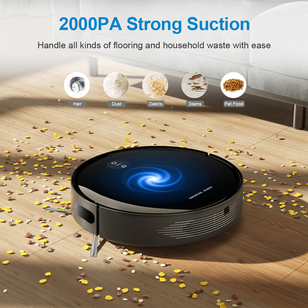Smart Robot Vacuum Auto‑Rechar - Small Appliances recension och pris