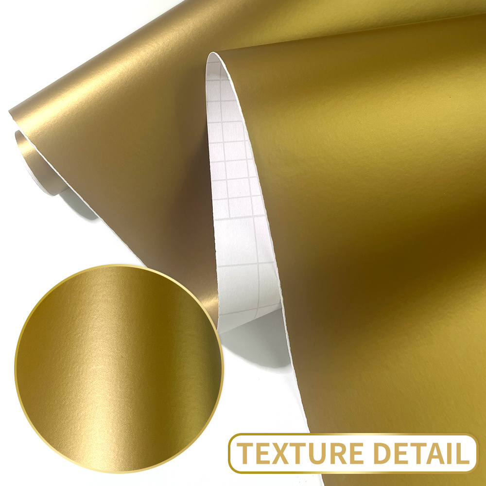 1Roll Matte Gold Vinyl Roll Pe - Home Appliances recension och pris