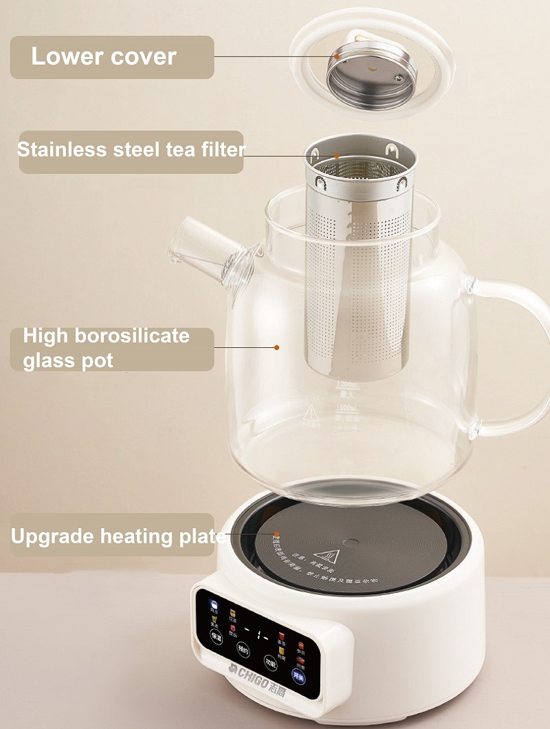 600W Multi-function Health Ket - Electric Kettle Temperature Control recension och pris